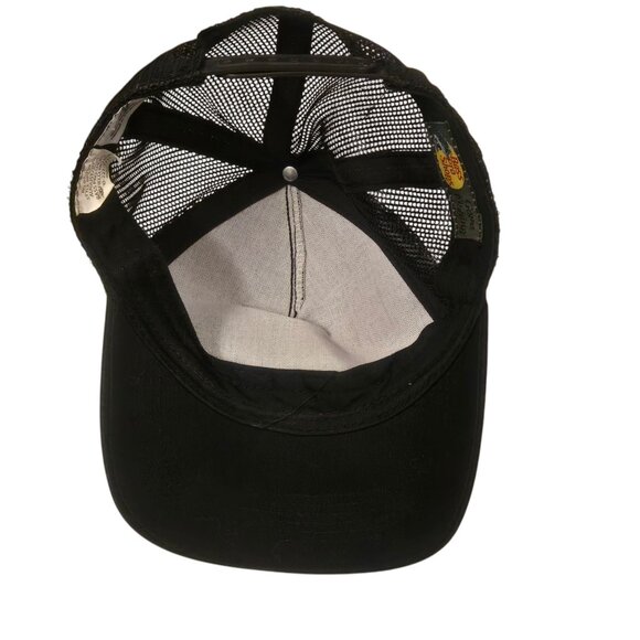 Bass Pro Shops Youth Black Mesh Trucker Hat Adjustable Snapback Fishing Logo - Picture 8 of 10
